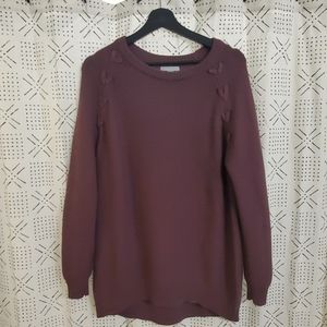 Mauve Tunic Sweater